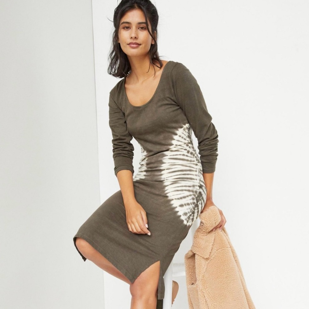 Anthropologie Tie Dye Midi Dress